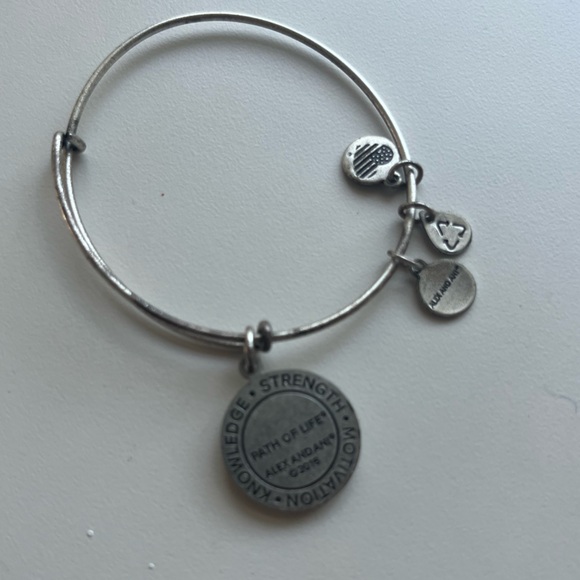 Alex and Ani Crest Design Bracelet - Picture 3 of 3